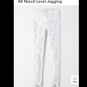 AE NE(X)T LEVEL HIGH-WAISTED JEGGING
White, Size 8